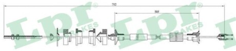 Трос сцепления LPR C0005C (фото 1)
