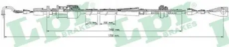 Фото Трос акселератора LPR (C0013A) зображення 1