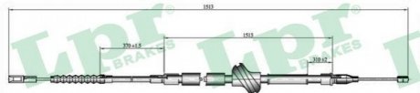 Трос ручного тормоза LPR C0055B
