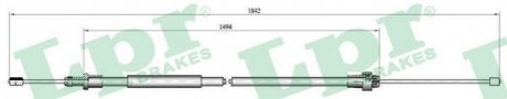 Трос ручного тормоза LPR C0094B