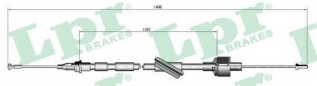 Трос сцепления LPR C0104C