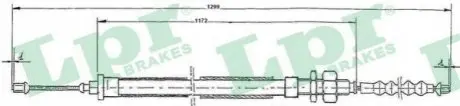 Трос стоянкового гальма LPR C0110B