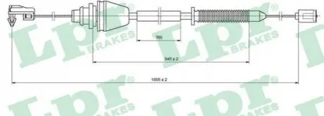 Трос акселератора LPR C0148A