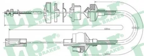 Автозапчасть LPR C0164C