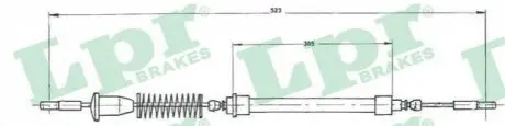 Трос ручного тормоза LPR C0218B