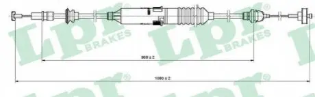 Трос сцепления LPR C0220C