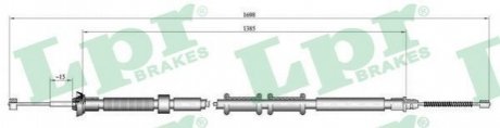 Трос ручного тормоза LPR C0307B