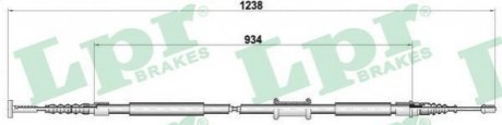 Трос ручного тормоза LPR C0474B (фото 1)