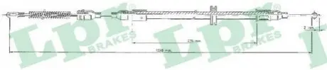 Трос стоянкового гальма LPR C0547B