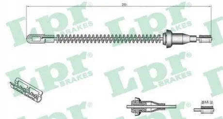Трос стоянкового гальма LPR C0556B