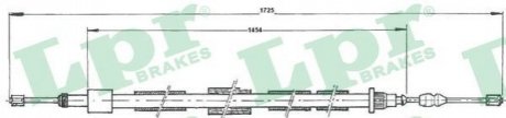 Трос ручного гальма LPR C0615B