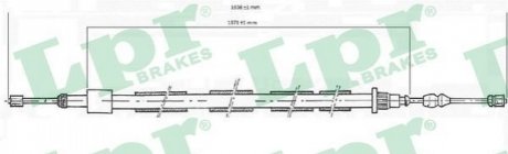 Трос ручного тормоза LPR C0616B