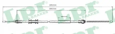 Трос ручного тормоза LPR C0700B Купить в Украине