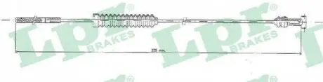 Трос стоянкового гальма LPR C0850B Купити в Україні