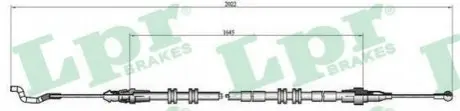 Трос ручного тормоза LPR C1038B
