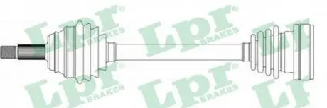 Приводной вал LPR DS51050
