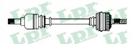 Приводной вал LPR DS52250