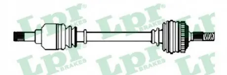 Піввісь Ford Connect 02- (L) (25x26x632) LPR DS52560