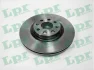 Диск гальмівний передн лів/прав FIAT GRANDE PUNTO, PUNTO, PUNTO EVO OPEL ADAM, CORSA D, CORSA E 0.9-1.9D 06.05- LPR (F2001VR) изображение 1