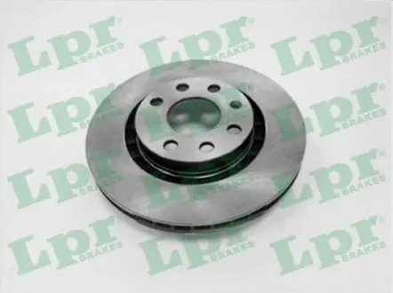 Диск гальмівний (передній) Opel Astra F/Kadett/Vectra 84-/Daewoo Lanos 97- (256x24)(з покр.)(вент.) LPR O1171V Купити в Україні