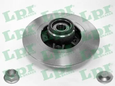 Гальмівний диск LPR R1033PCA Купити в Україні