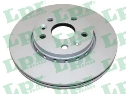 Диск гальмівний (передній) Renault Kangoo 08- (280x24) (з покриттям) (вентильований) LPR R1039VR Купити в Україні