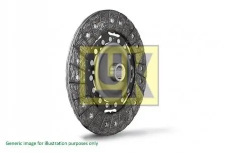 Фото Диск зчеплення Ford Transit 2.5TD 92- (d=240mm) LuK (324008710) зображення 1