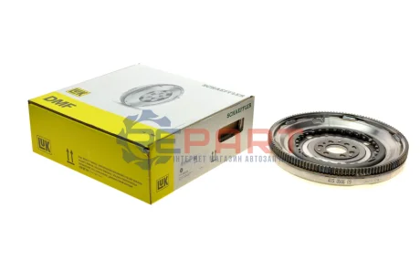 Двомасовий маховик коробка передач з подвійним зчепленням SEAT IBIZA IV, IBIZA IV SC VW GOLF PLUS V, GOLF V, GOLF VI, JETTA III, PASSAT B6, SCIROCCO III, TOURAN 1.4/1.4CNG 02.06-11.17 LuK 415050609 Купити в Україні
