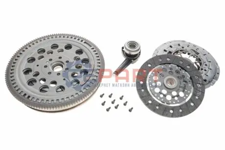 (EN) Self-adjusting clutch kit with dual-mass flywheel (з болтами: так, з вижимним підшипником, 230мм) RENAULT ESPACE III 2.2D 07.00-10.02 LuK 600004200 Купити в Україні
