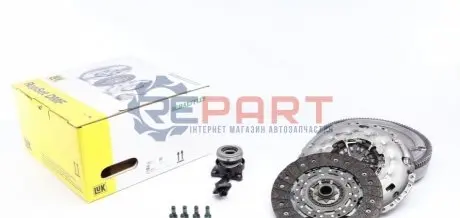 Демпфер + комплект зчеплення Ford Focus/Kuga 2.0 TDCi 03- LuK 600014900 Купити в Україні