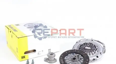 Демпфер + комплект зчеплення Opel Combo 1.7CDTI 16V 04-11 (74kw) d=228mm (z=14) LuK 600016600 Купити в Україні