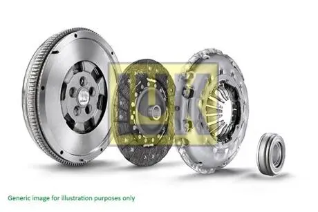 (EN) Self-adjusting clutch kit with dual-mass flywheel (с болтами: да, 240мм) AUDI A6 C5, ALLROAD C5 2.7 12.97-08.05 LuK 600018200