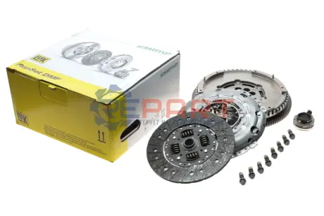 (EN) Self-adjusting clutch kit with dual-mass flywheel (з болтами: так, 250мм) FORD RANGER MAZDA 6, BT-50 2.0-3.0D 05.06 LuK 600019200 Купити в Україні