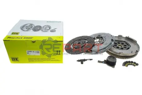 (EN) Self-adjusting clutch kit with dual-mass flywheel (з болтами: так, з вижимним підшипником, 270мм) FORD TRANSIT, TRANSIT V363 2.2D 04.06 LuK 600026200 Купити в Україні