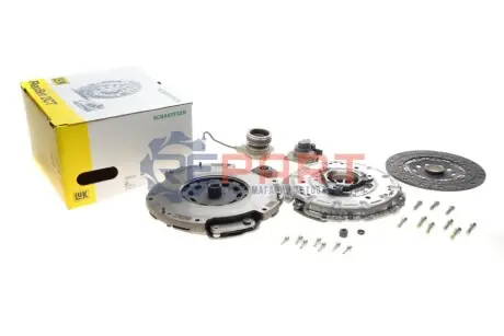Комплект дводискового зчеплення з підшипником ALFA ROMEO GIULIETTA, MITO FIAT 500X JEEP RENEGADE 1.4 09.09 LuK 602000300 Купити в Україні