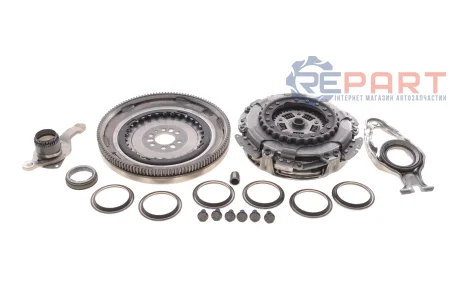 Демпфер + комплект сцепления VW Caddy IV 1.4TSI 15-, 92kw, CZCB DSG7-0AM/0CW (DQ200) LuK 603 4006 00