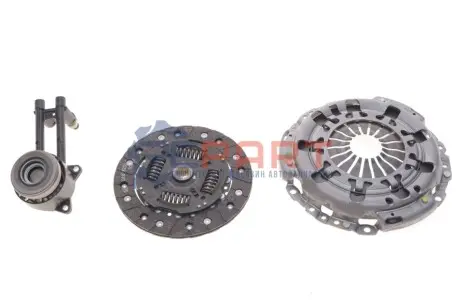 Комплект зчеплення з гідравлічним підшипником FORD FIESTA V, FUSION, KA MAZDA 2 1.2-1.4LPG 06.98-12.12 LuK 619306333 Купити в Україні