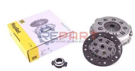 Комплект зчеплення з підшипником CITROEN BERLINGO, BX, C15, XANTIA, XSARA, ZX FSO POLONEZ II PEUGEOT 205, 205 I, 205 II, 306, 309 II, 405 I, 405 II, 406, PARTNER 1.6-1.9D 10.82-10.04 LuK 620115000 Купити в Україні