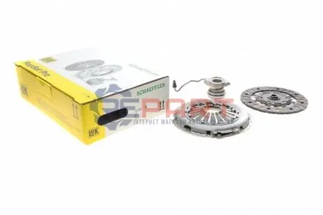 Фото Комплект зчеплення Fiat Fiorino 1.3D Multijet 07-, 55kw (Selespeed) LuK (622313534) зображення 1