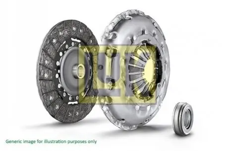 Комплект зчеплення з підшипником (230мм) MAZDA 323 F VI, 323 S VI, 626 IV, 626 V, MX-6, PREMACY 1.8/1.9/2.0 08.91-03.05 LuK 623198060