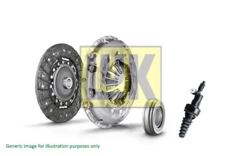Комплект зчеплення з підшипником (230мм) CITROEN C2, C3 I, C4, C4 I, C5 II, C5 III, XSARA PICASSO PEUGEOT 206, 208 II, 307, 308 I, 407, EXPERT 1.6D/2.0 11.03 LuK 623 3241 21 Купити в Україні