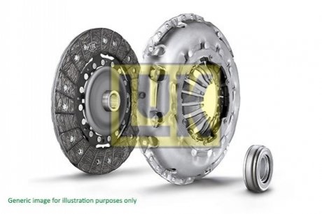 Комплект сцепления PEUGEOT EXPERT 2,0 HDI 11- LuK 624389800 (фото 1)