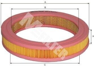 Фильтр воздушный Honda Civic 1.3, 1.5 -87 (выр-во) M-FILTER A114 (фото 1)