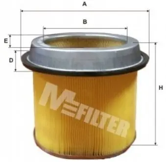 Фото Фільтр повітряний Mitsubishi Galant 2.0TDI 92-04 M-FILTER (A254) зображення 1
