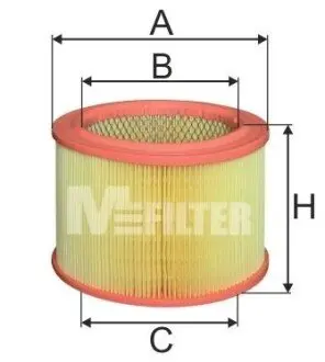 Фильтр воздушный Berlingo/Partner 1.8/1.9D 06.96>12.96 M-FILTER A 289 Купить в Украине