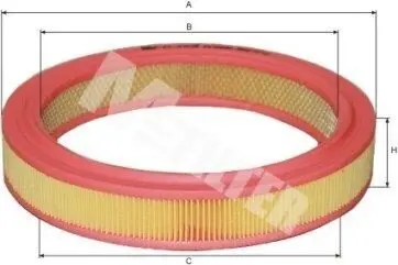 Фото Повітряний фільтр M-FILTER (A386) зображення 1