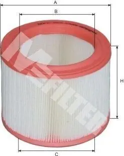 Фильтр воздушный Berlingo/Partner 1.8/1.9D 06.96>12.96 M-FILTER A 388 Купить в Украине