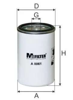 Фільтр повітряний M-FILTER A8061 Купити в Україні