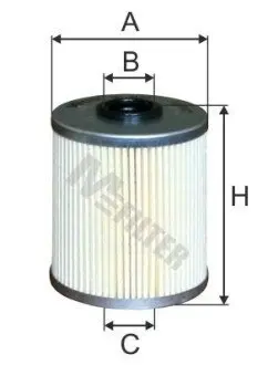 Фільтр паливний M-FILTER DE 3129 Купити в Україні