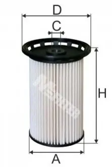 Фільтр паливний VW Passat/CC/Sharan/Tiguan 2.0TDI 07 M-FILTER DE3138 Купити в Україні